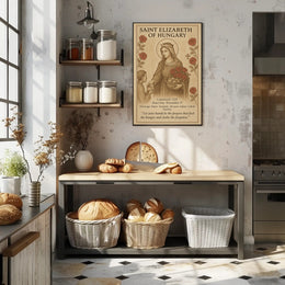 Saint Elizabeth Charity Art in Cultural Heritage Poster
