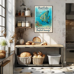 Batfish Salt Water Wonder Poster