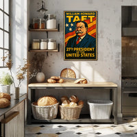 William Howard Taft 27th President Poster Vintage Wall Art