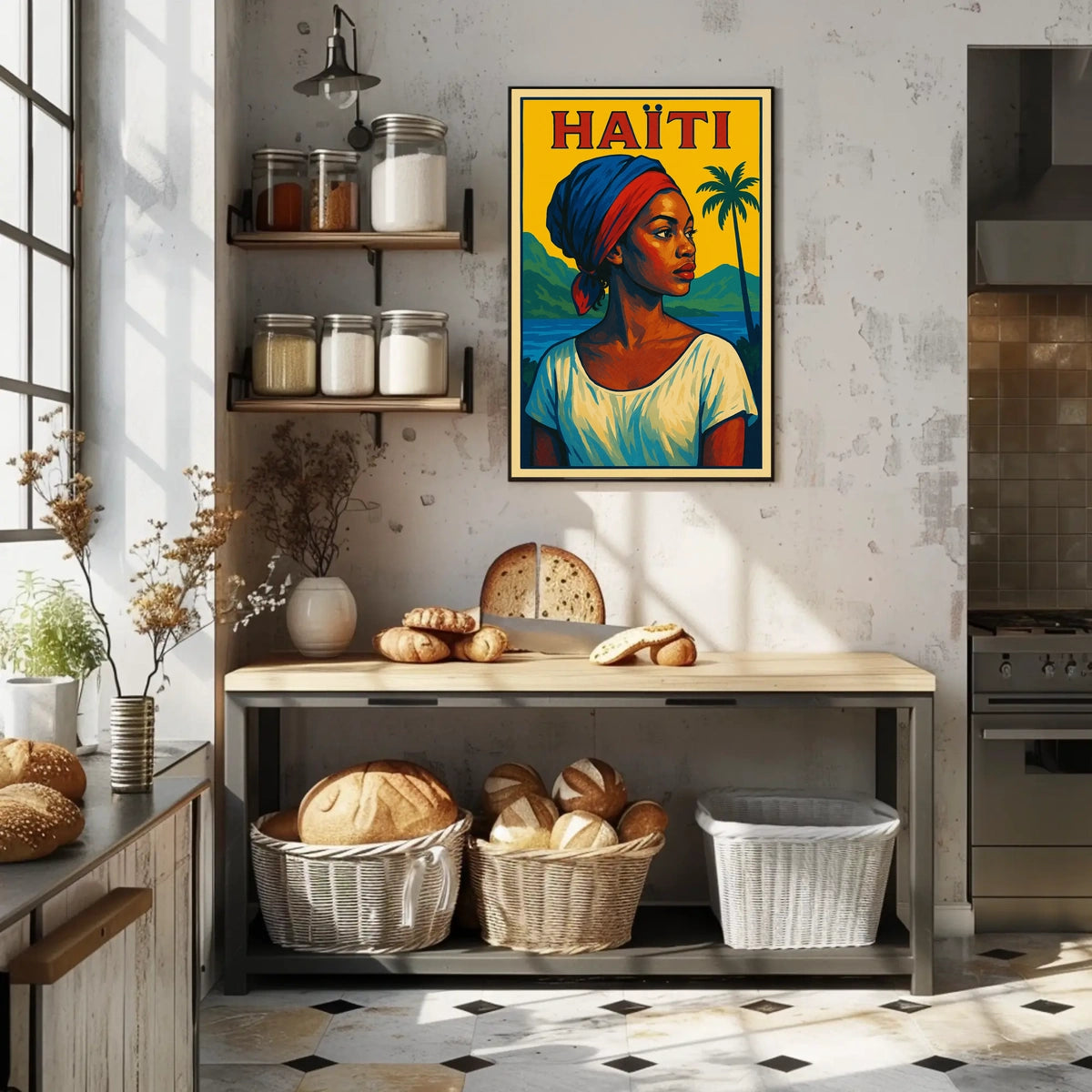 Haiti A Vibrant Tribute Poster