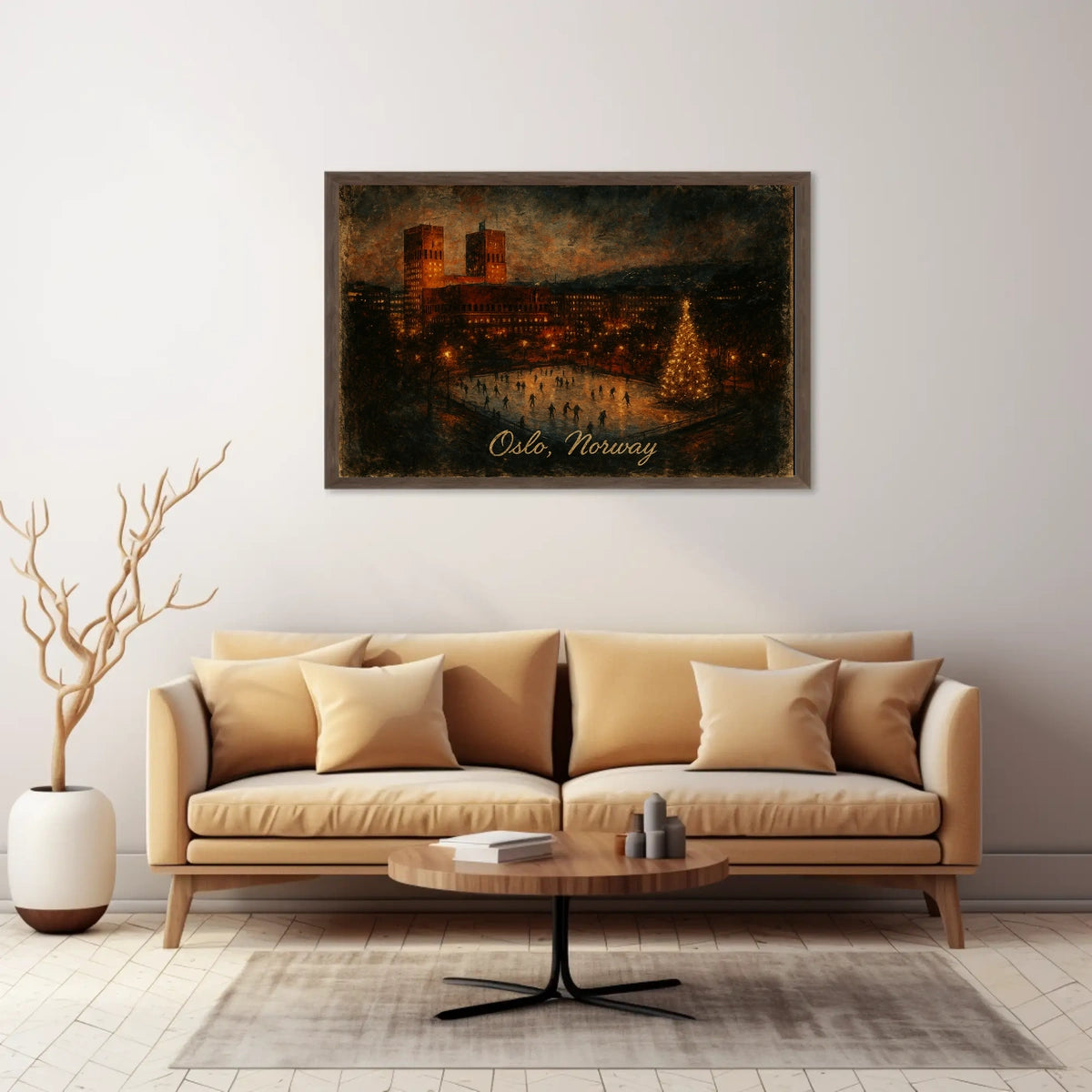 Winter in Oslo Poster