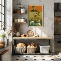 Jim Thorpe Athletic Icon Poster
