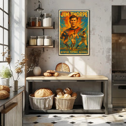 Celebrating Jim Thorpe A Multisport Legend Poster