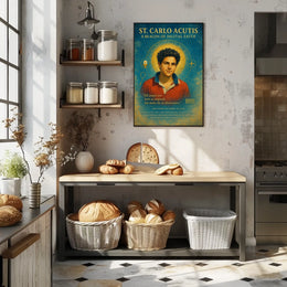 St. Carlo Acutis A Beacon Of Digital Poster