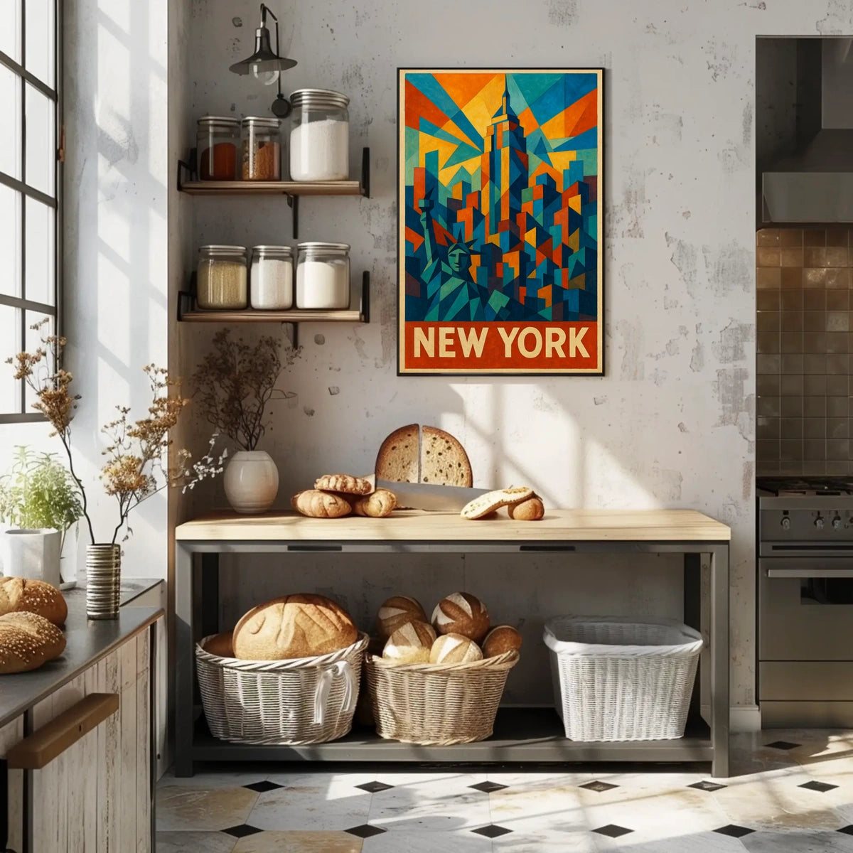New York Skyline Art Poster