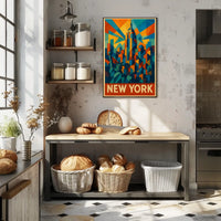 New York Skyline Art Poster