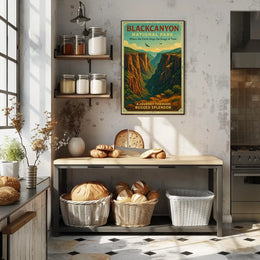 Blackcanyon National Park Poster