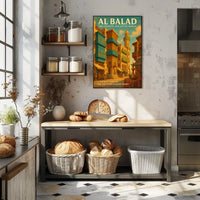 Al Balad The Colorful Old City Of Poster