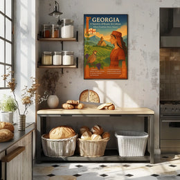 Georgia A Tapestry Of Beauty Culture Poster
