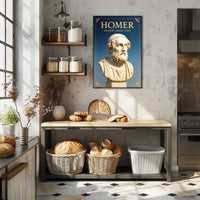 Homer Ancient Greek Poet Poster PosterGoat