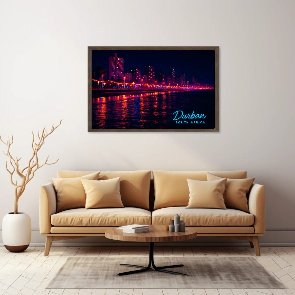 Durban at Night Poster