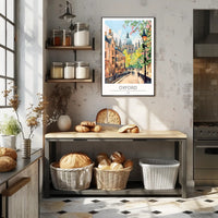 Scenic View of Oxford Poster PosterGoat