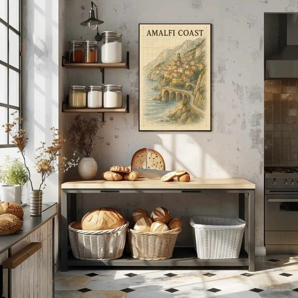 Amalfi Coast Scenic Beauty Poster
