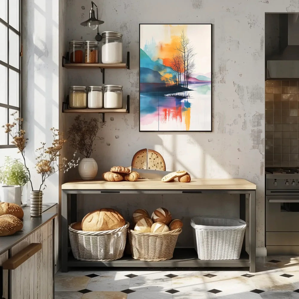 Modern European Financial Equation Art Poster