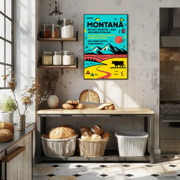 Montana Big Sky Country Poster