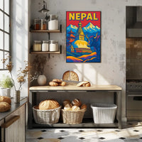 Nepal A Vibrant Tapestry Poster