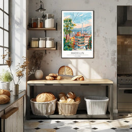 Medellin Cityscape Poster PosterGoat