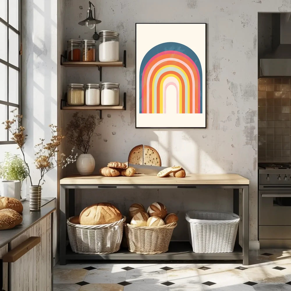 Abstract Artistic Elements Stylized Wall Art Poster