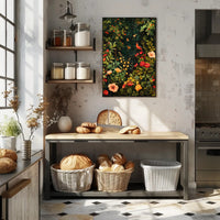 Vibrant Garden Symphony Wall Art Print