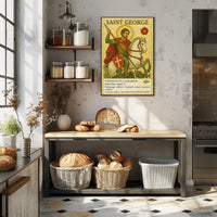 Saint George - Patron of Soldiers Poster PosterGoat