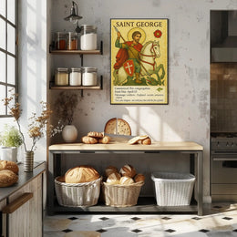 Saint George - Patron of Soldiers Poster PosterGoat