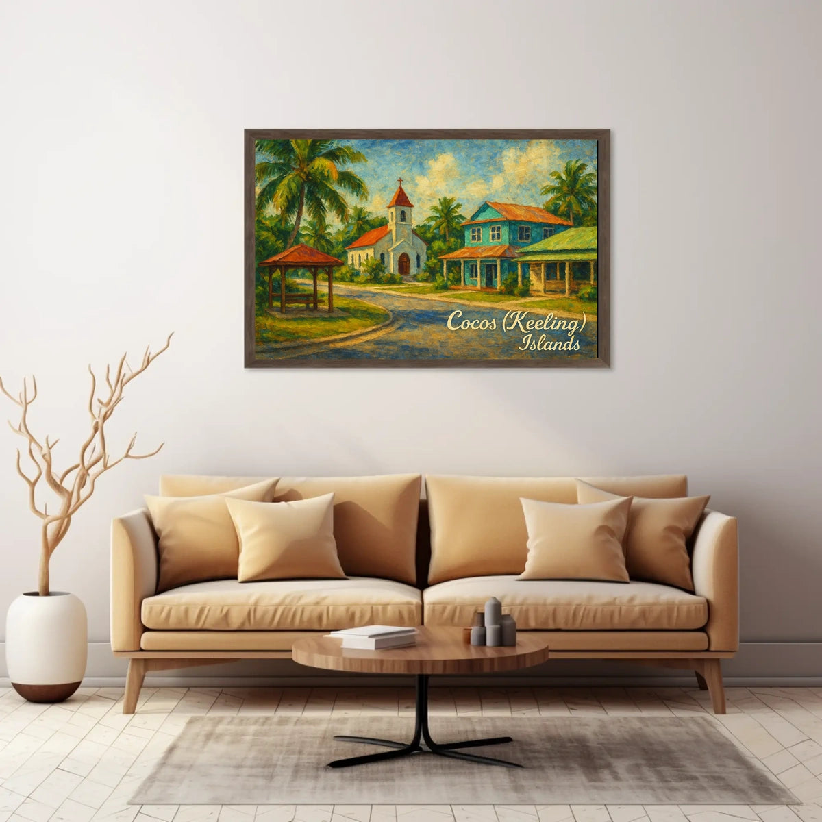 Cocos (Keeling) Islands Tropical Serenity Poster