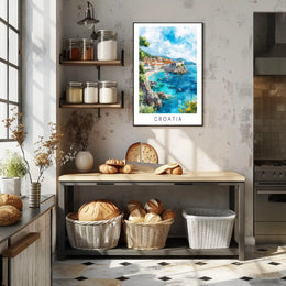 Coastal Beauty of Croatia Poster PosterGoat