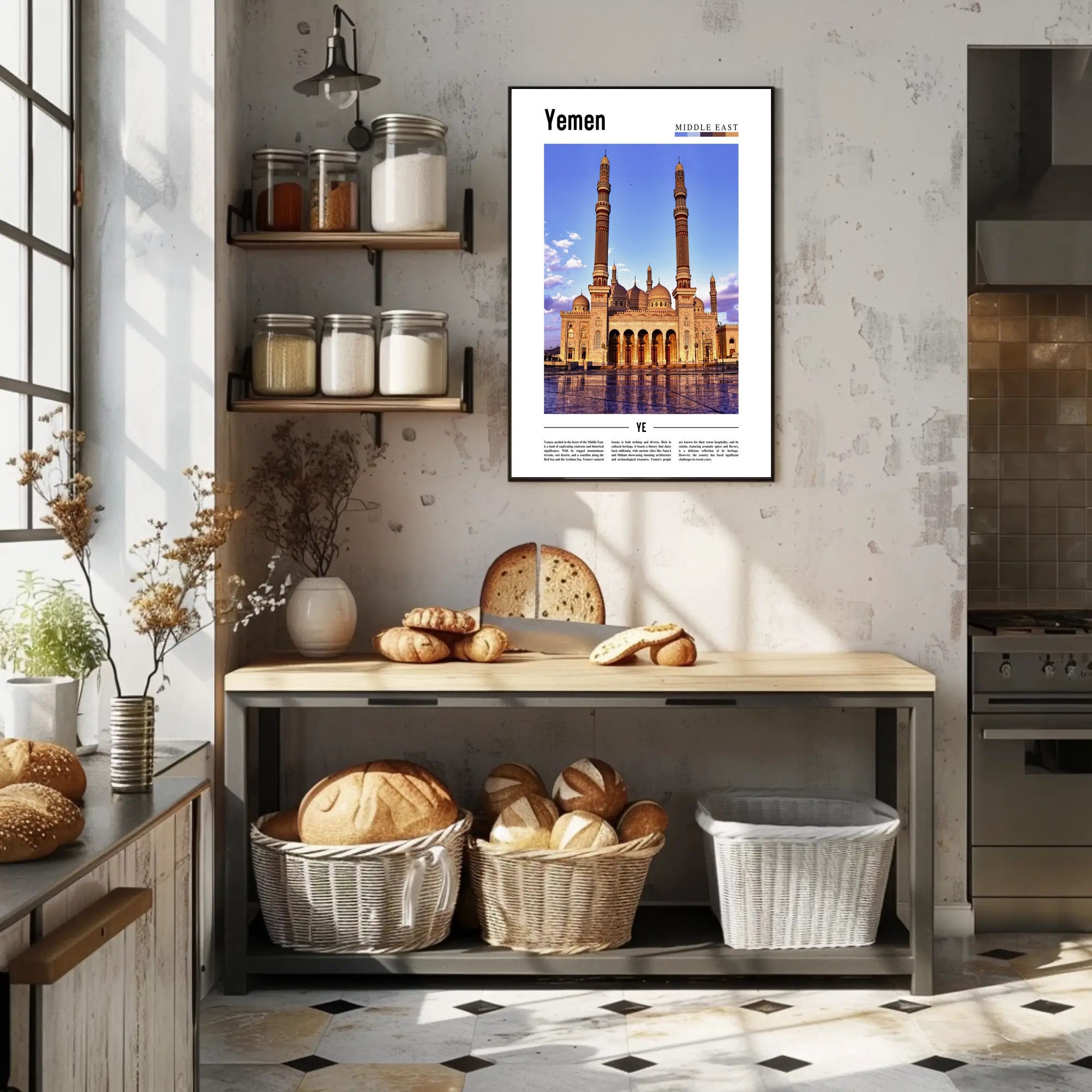 Yemen's Architectural Heritage: A Cultural or Heritage Poster PosterGoat