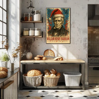 William Henry Harrison 9th President of the United States Christmas SeriesPoster