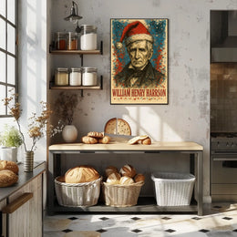 William Henry Harrison 9th President of the United States Christmas SeriesPoster