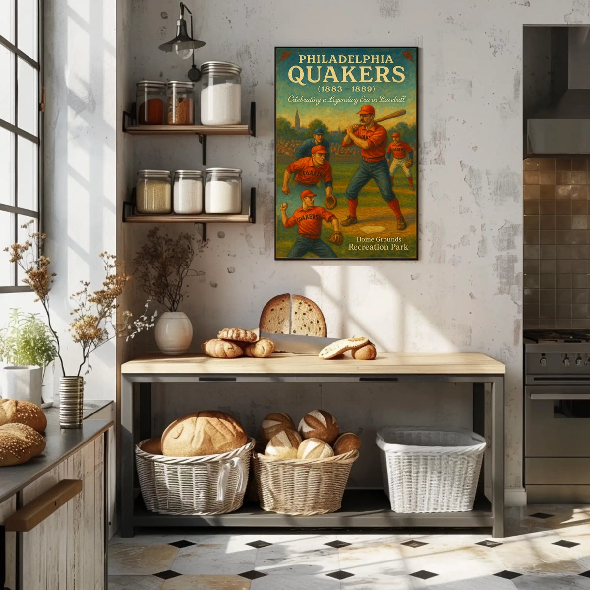 Philadelphia Quakers Celebrating A Poster