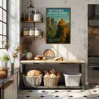 Meteora Monasteries Poster