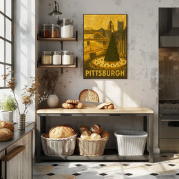 Pittsburgh Winter Wonderland Poster