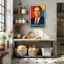 George W. Bush Presidential Portrait Poster