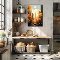 Autumn In The City Poster PosterGoat