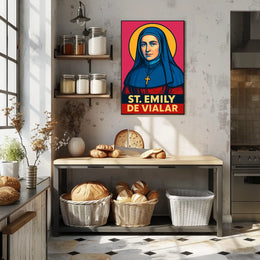 St. Emily de Vialar Poster