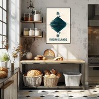 Tranquil Reflections Of The Virgin Poster