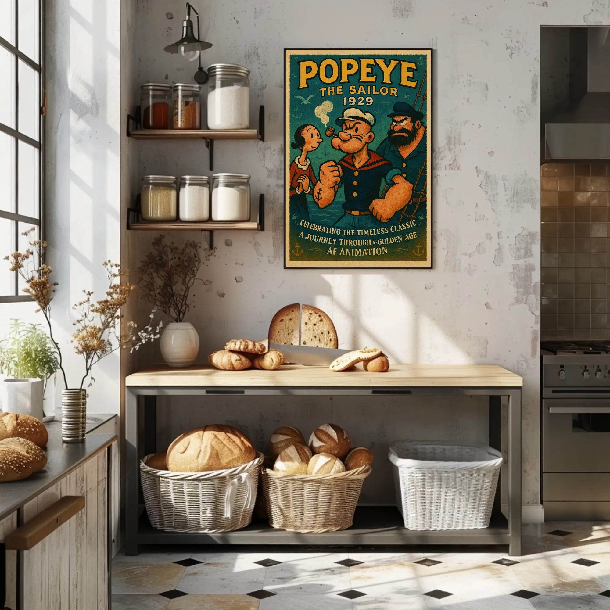 Popeye The Sailor Vintage Poster Print 1929