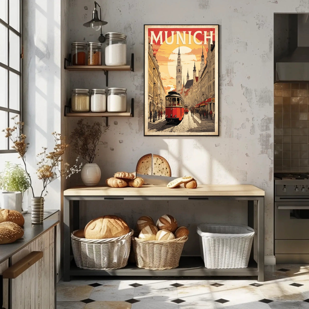 Munich Vintage Travel Poster