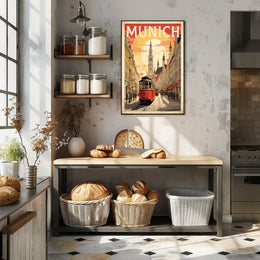 Munich Vintage Travel Poster