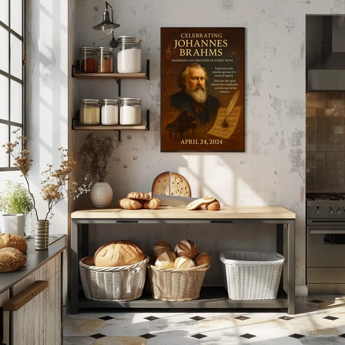 Celebrating Johannes Brahms Poster