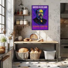 Grover Cleveland Pop Art Historical or Presidential Poster