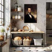 Abraham Lincoln Emancipation Proclamation Illustrated Poster PosterGoat