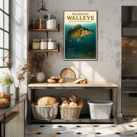 Majestic Walleye Poster