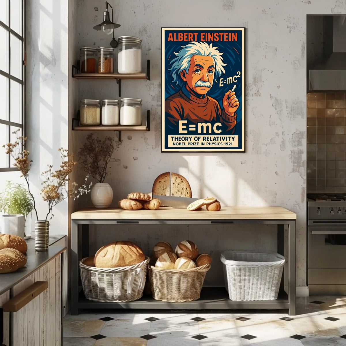 Albert Einstein Theory Of Relativity Poster