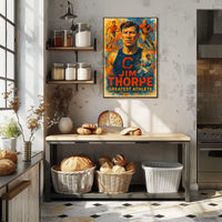 Jim Thorpe Legendary Athlete Poster