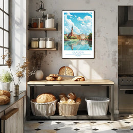 Scenic View of Krakow Poster