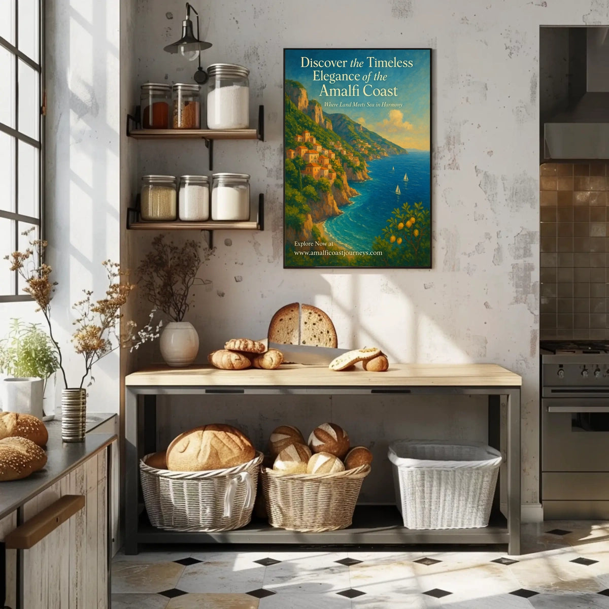 Discover the Timeless Elegance of the Amalfi Coast Poster