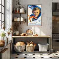 Jean-Claude Killy Fly The Friendly Poster