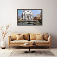 Venetian Canal Scene Cultural or Heritage Poster